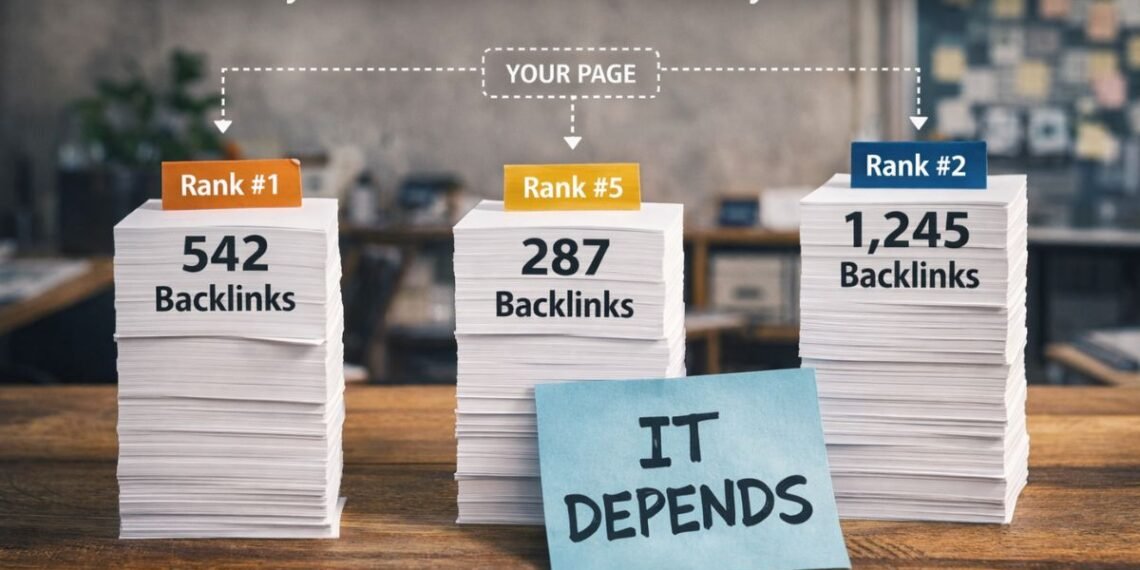 How Many Backlinks Do You Actually Need to Rank?