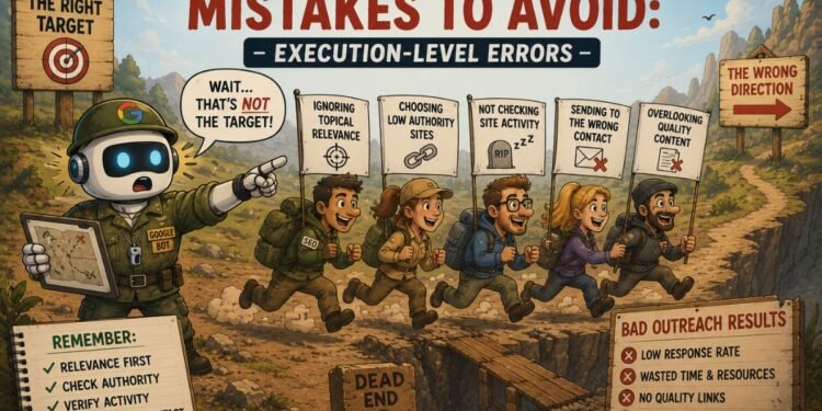 Link Prospecting Mistakes to Avoid