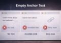 Empty Anchor Text