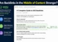 Are Backlinks in the Middle of Content Stronger