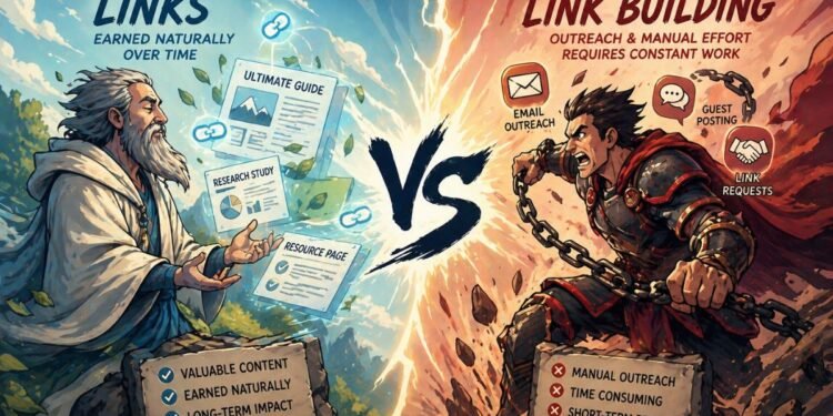Passive Links vs. Active Link Building