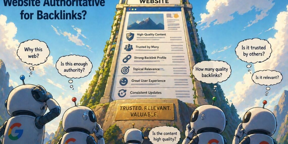 Website Authoritative for Backlinks