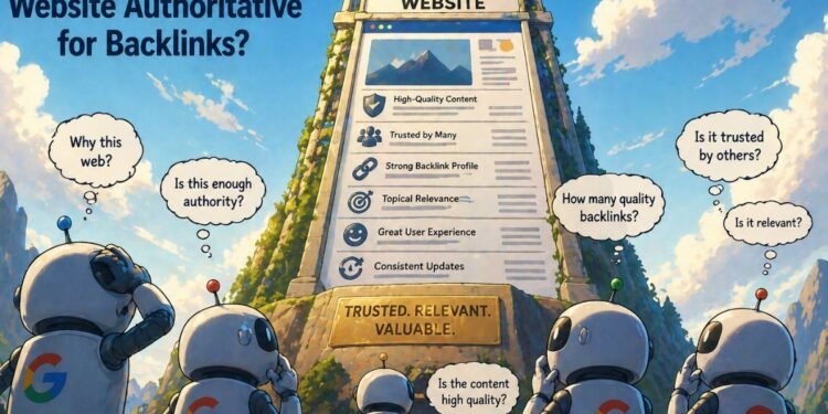 Website Authoritative for Backlinks