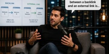 the difference between a backlink and an external link